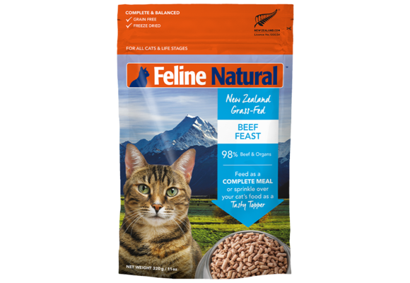Feline Natural  Beef Feast Freeze Dried- 320g