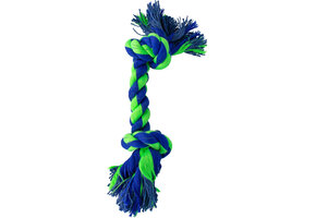 Knotty & Nice Bone Two Blue & Green 8"