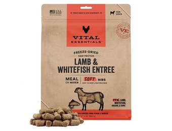 Vital Essentials FD Raw Lamb& WFish Mixer Soft Nibs Dog 14oz