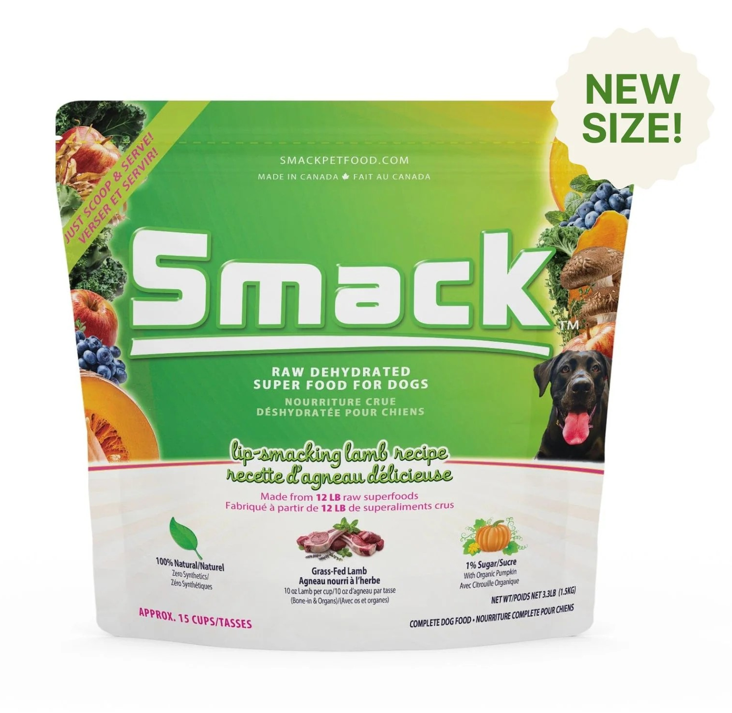 SMACK Dog - Lip Smacking Lamb 1.5kg