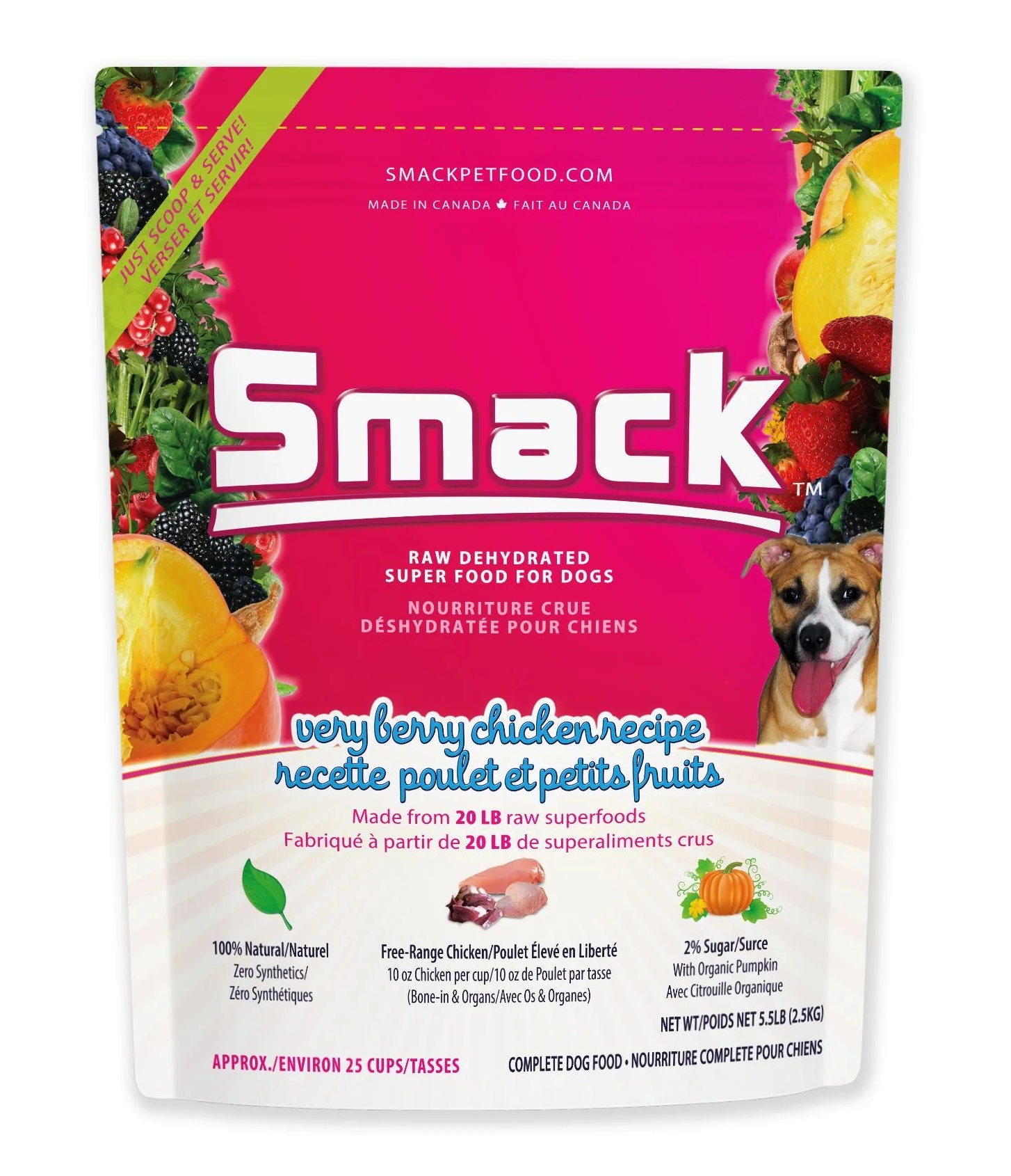 SMACK Dog - Very Berry Chicken 2.5kg