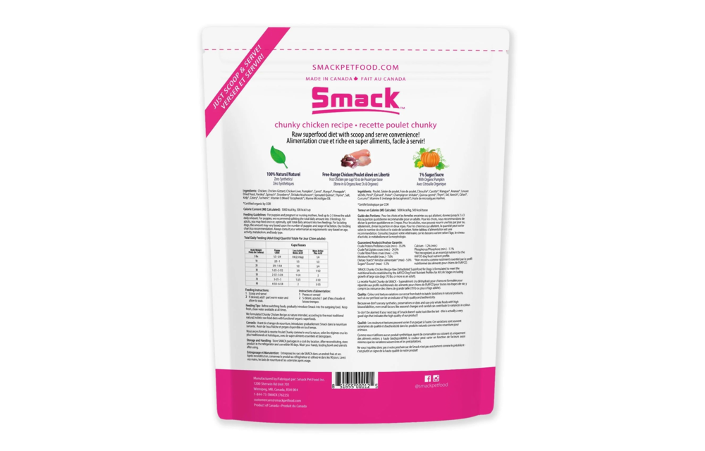SMACK Dog - Chunky Chicken 250g