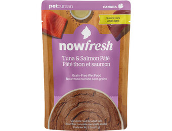 Now Cat GF Senior Tuna & Salmon Pate 2.5oz