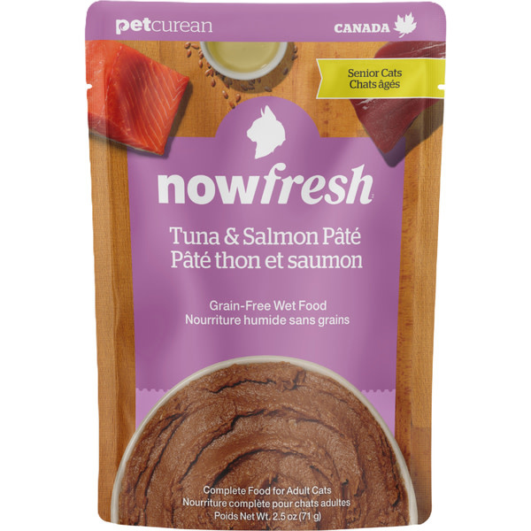 Now Cat Grain Free Senior Tuna & Salmon Pate 2.5oz