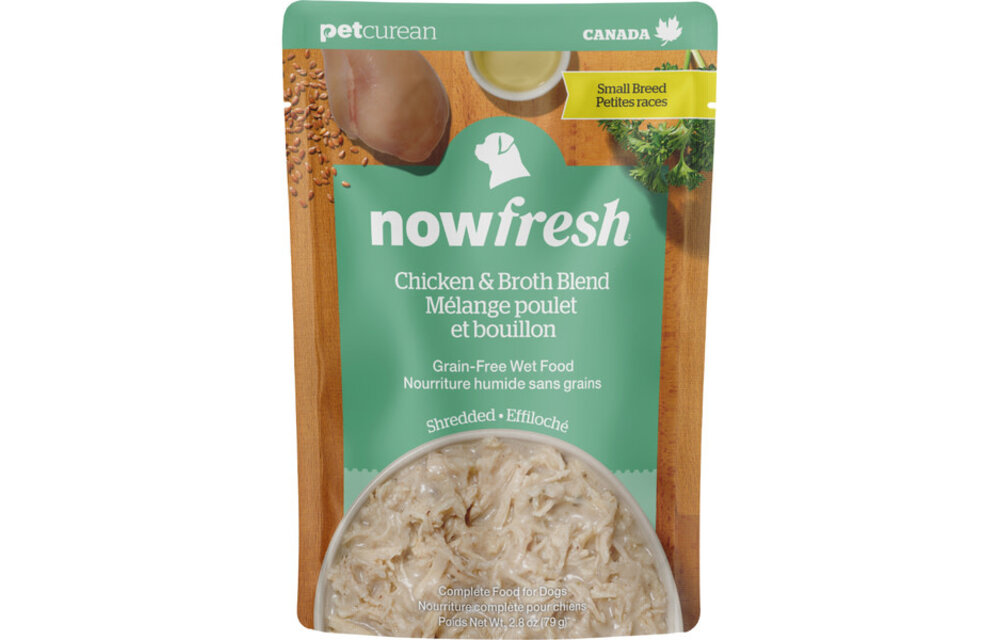 Now Dog Grain Free Small Breed Shredded Chicken & Broth 2.8oz