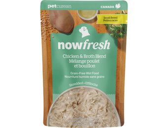 Now Dog GF Small Breed Shredded Chicken & Broth 2.8oz
