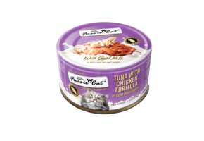 Fussie Cat Premium Tuna w/Chicken in Goats Milk 2.4oz