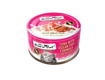 Fussie Cat Premium Tuna w/Oceanfish in Goats Milk 2.4oz