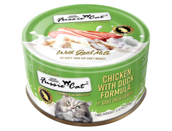 Fussie Cat Super Premium Chicken w/Duck in Goat Milk 2.47oz