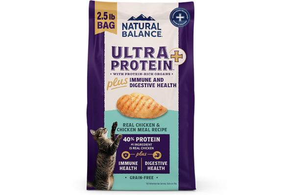 Natural Balance Cat Ultra Protein Plus Immune & Digestive Chicken 2.5lb