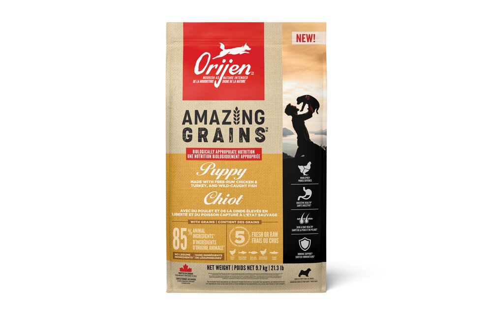Orijen Amazing Grains Puppy 9.7kg
