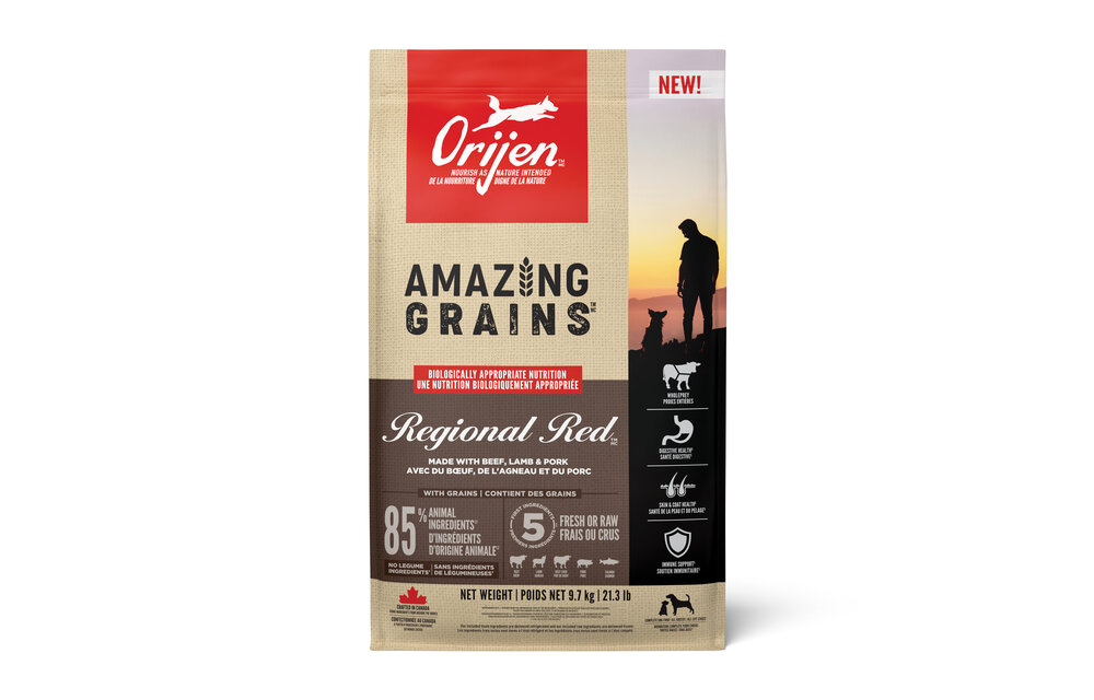 *New*Orijen Amazing Grains Regional Red 9.7kg