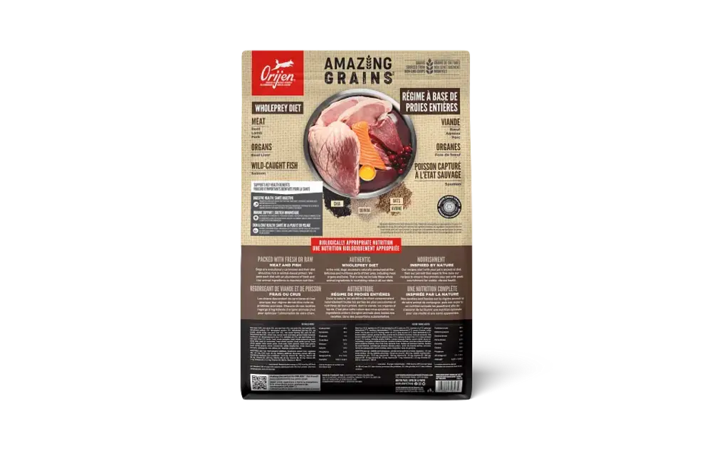 *New*Orijen Amazing Grains Regional Red 1.8kg