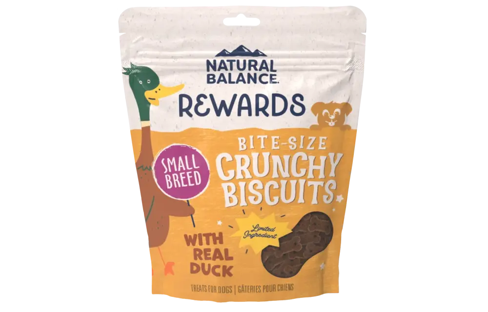 Natural Balance LID Duck/Pot Small Breed Treat Dog 8 oz