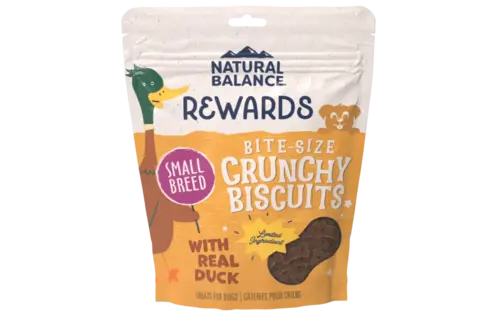 Natural Balance LID Duck/Pot Small Breed Treat Dog 8 oz