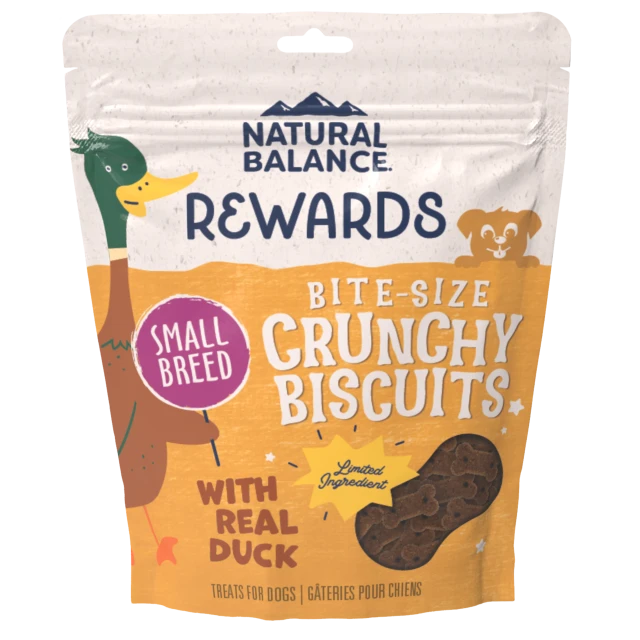 Natural Balance LID Duck/Pot Small Breed Treat Dog 8 oz
