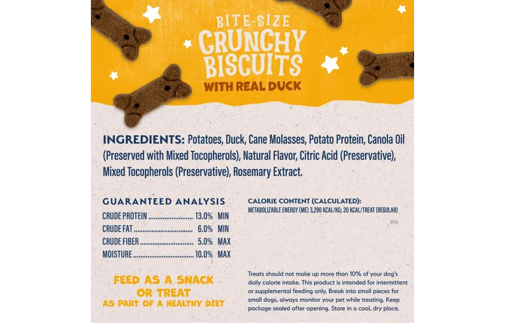 Natural Balance Duck/Potato Treat Dog 14 oz