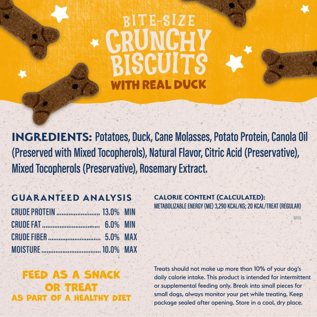 Natural Balance Duck/Potato Treat Dog 14 oz