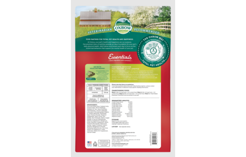 Oxbow Essentials Chinchilla Food 25 lb
