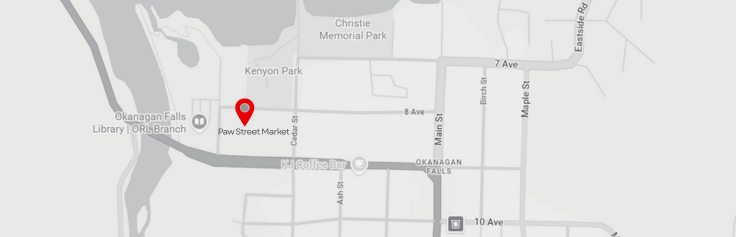 Paw Street Market - Ok Falls Map