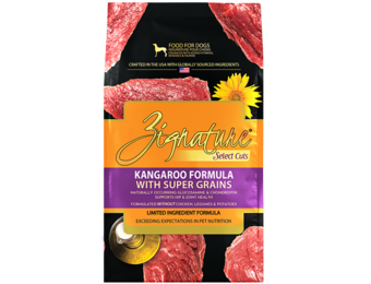 Zignature Dog Select Cuts Grain Kangaroo 25 lb