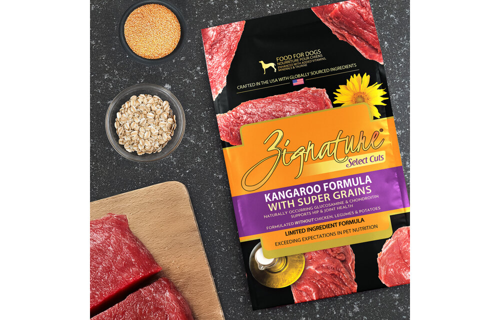Zignature Dog Select Cuts Grain Kangaroo 25 lb