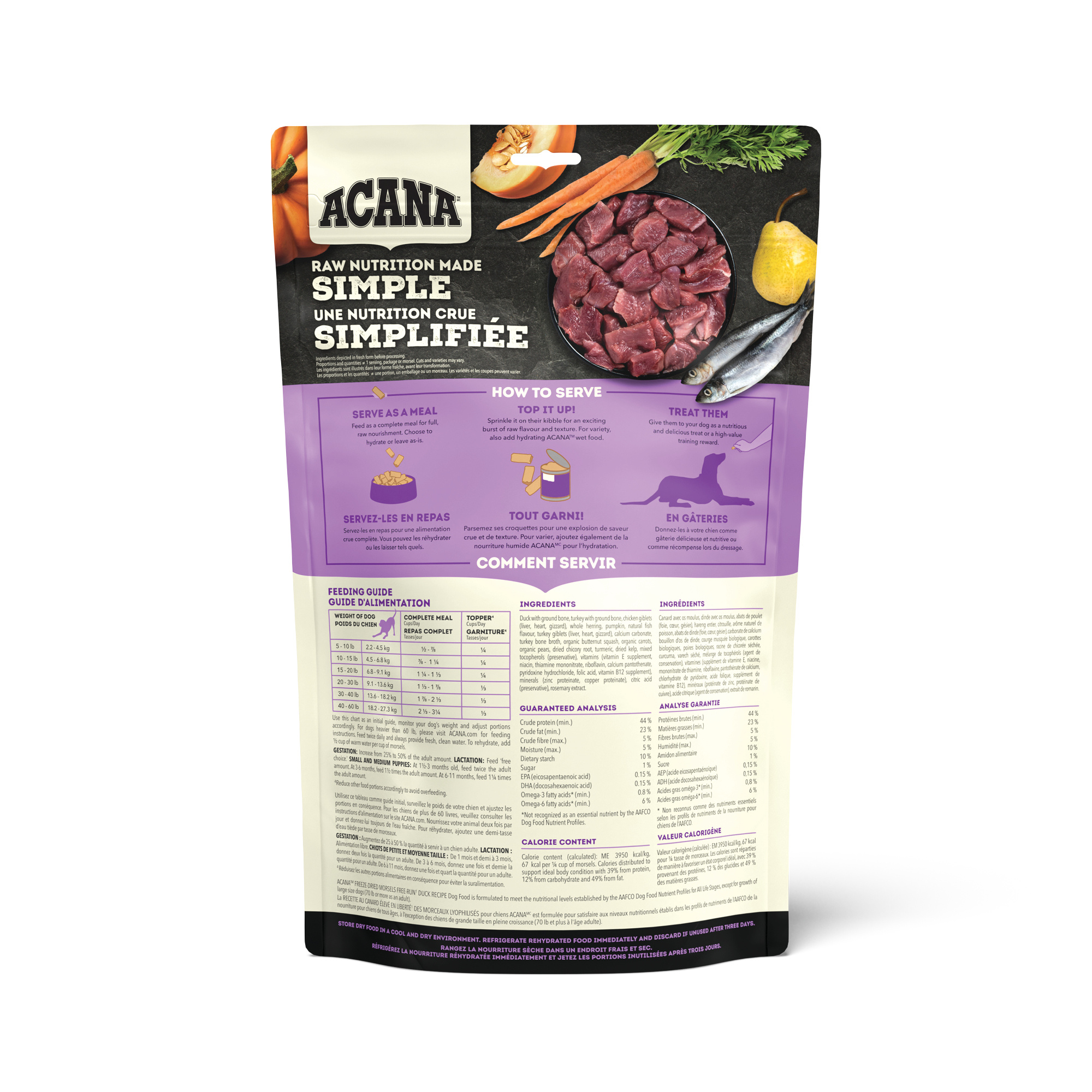 Acana Morsels Duck Recipe Dog 227 g
