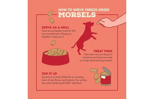 Acana Morsels Ranch-Raised Beef Recipe Dog 227 g