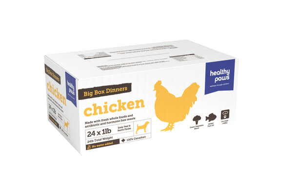 Healthy Paws Big Box Dinner Chicken 24 x 1 lb