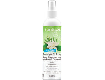 TropiClean Baby Powder Deodorizing Pet Spray 8 oz