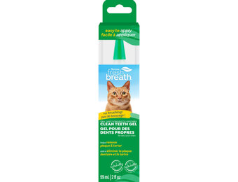Tropiclean Fresh Breath Clean Teeth Gel Cat 2oz
