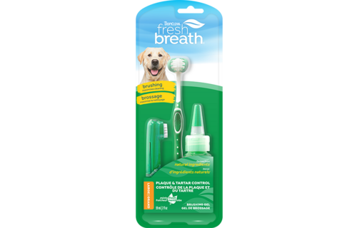 Tropiclean Fresh Breath Oral Care Kit for Dogs 2oz