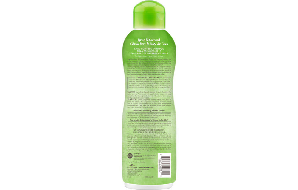 TropiClean Lime & Coconut Shampoo 20 oz
