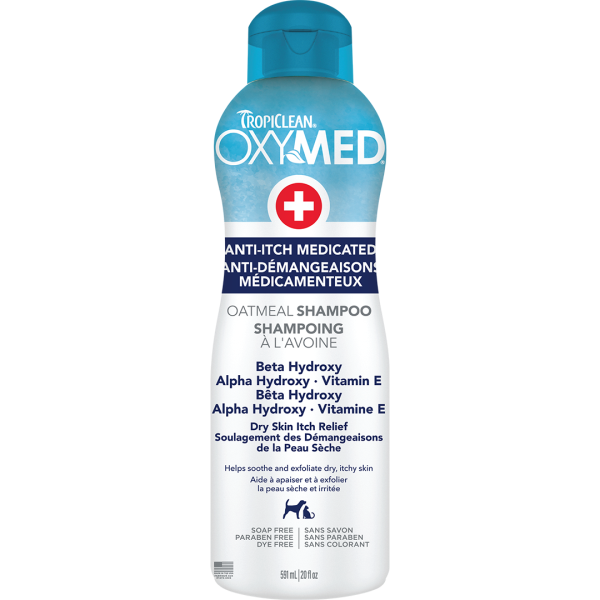TropiClean Oxymed Oat Anti-Itch Oatmeal Shampoo