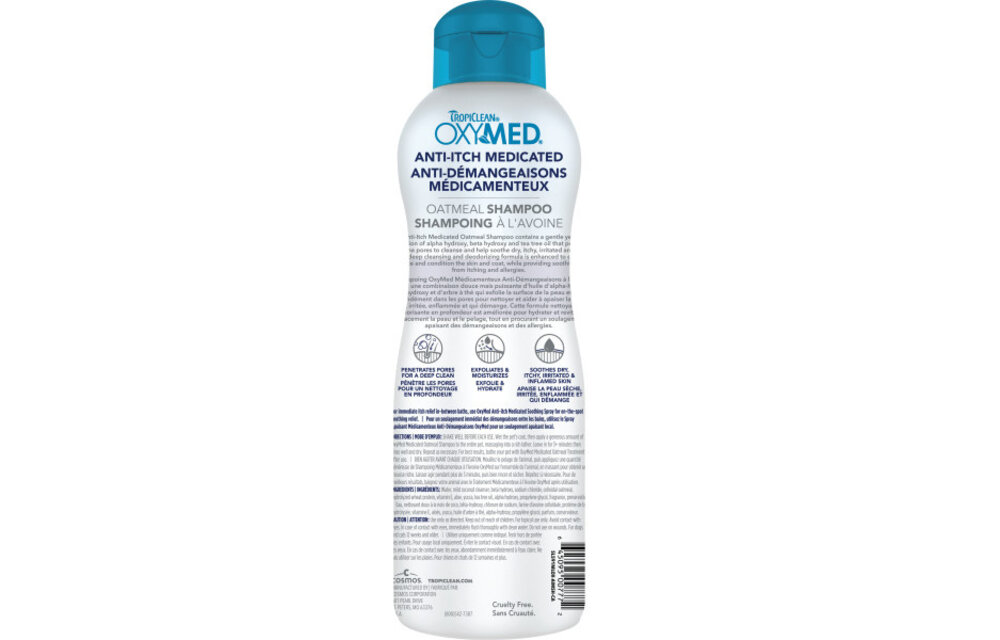 TropiClean Oxymed Oat Anti-Itch Oatmeal Shampoo