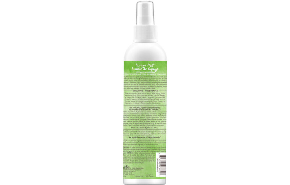 TropiClean Papaya Deodorizing Pet Spray 8 oz