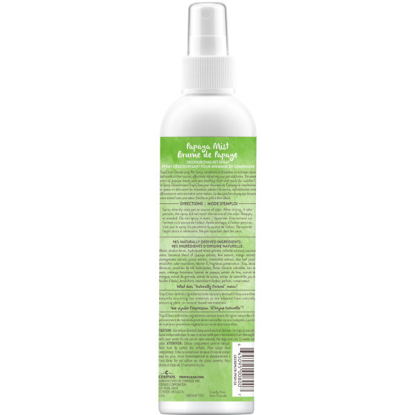 TropiClean Papaya Deodorizing Pet Spray 8 oz