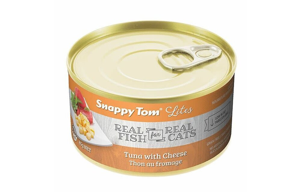 Snappy Tom Lites Tuna with Cheese Cat 156gm