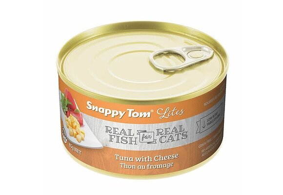 Snappy Tom Lites Tuna with Cheese Cat 156gm