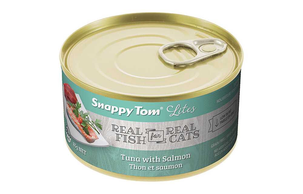 Snappy Tom Lites Tuna & Salmon 85g