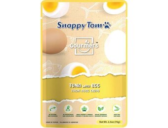 Snappy Tom Gourmers Tuna with Egg 70GM