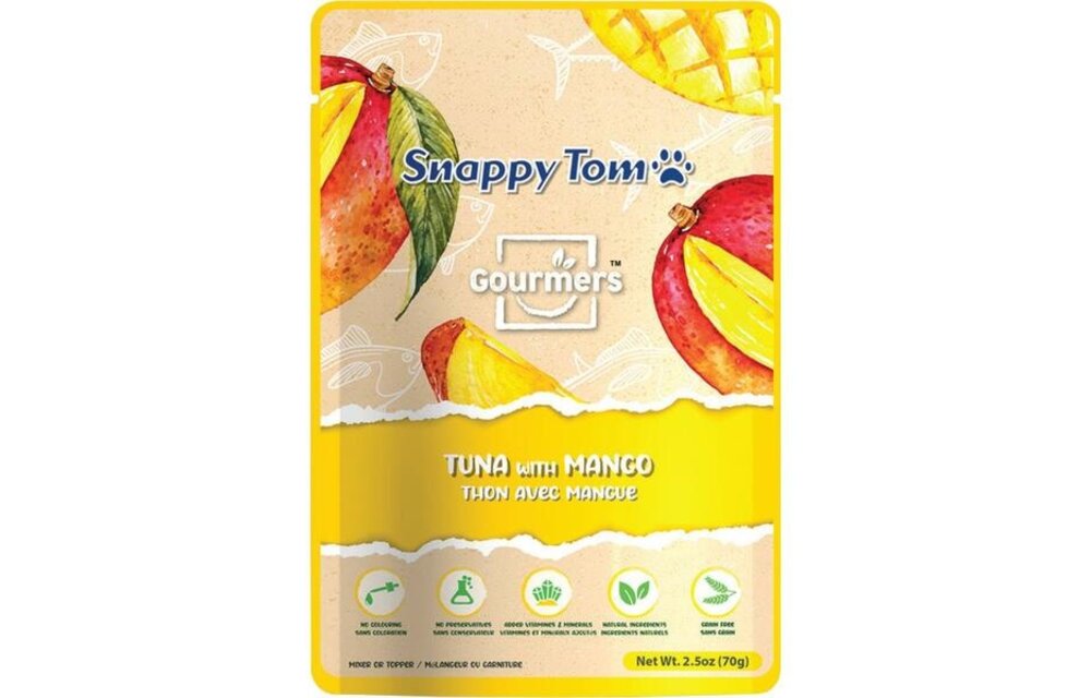 Snappy Tom Gourmers Tuna with Mango 70GM
