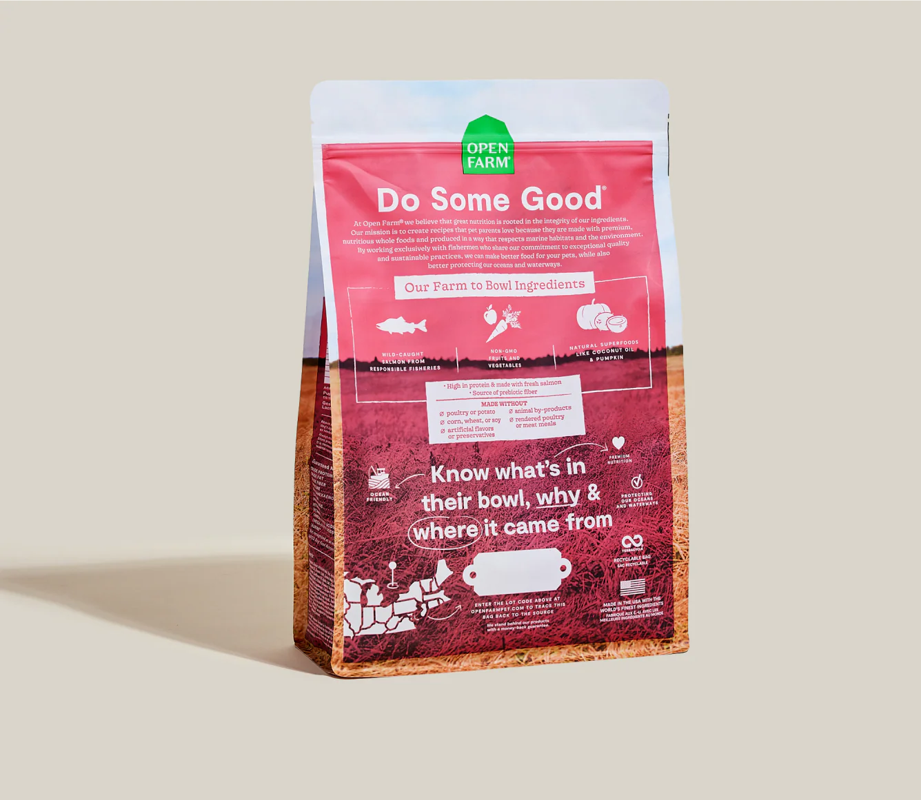 Open Farm Dog GF Wild Salmon 4 lbs