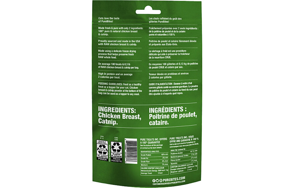 Purebites Chicken & Catnip 37GM