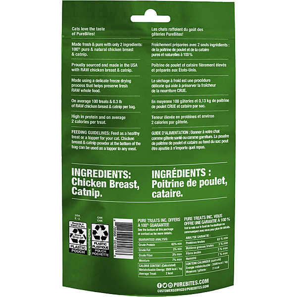 Purebites Chicken & Catnip 37GM