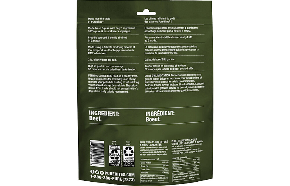 Purebites Beef Jerky 213GM
