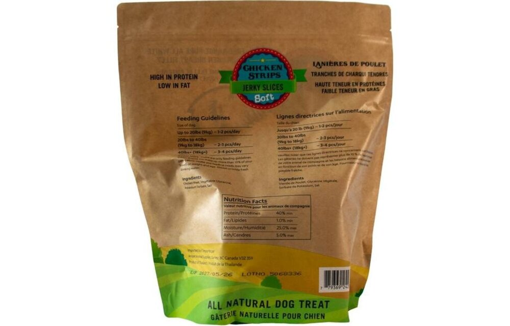 *New*Silverspur Chicken Jerky Slices Value Size 907GM