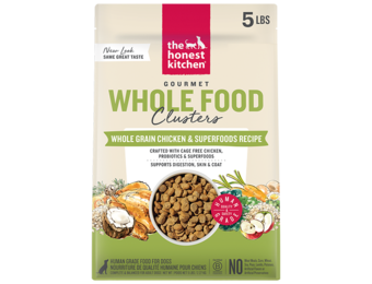 Honest Kitchen Whole Grain Clusters Chicken & Oat Dog 5 lb