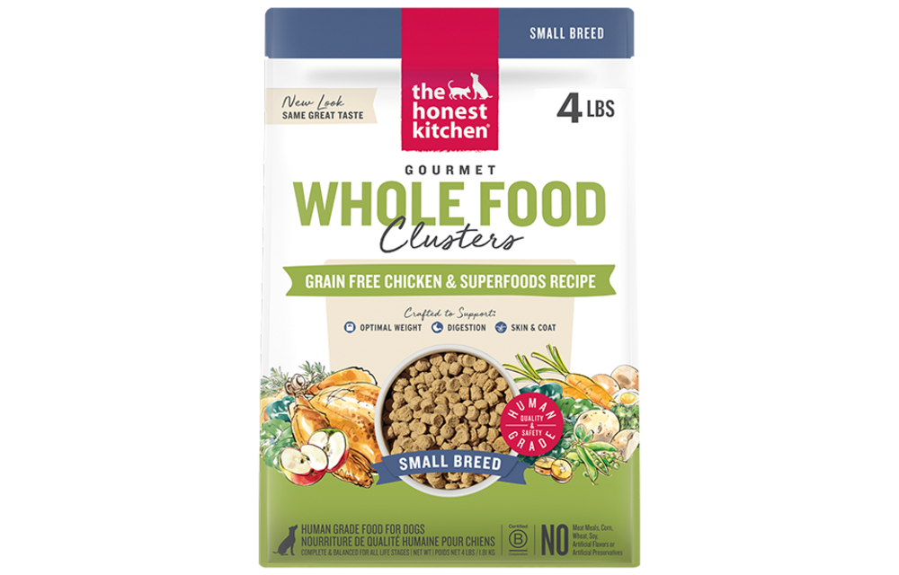 Honest Kitchen GF WF Clusters Sm Breed Chicken 4 lb