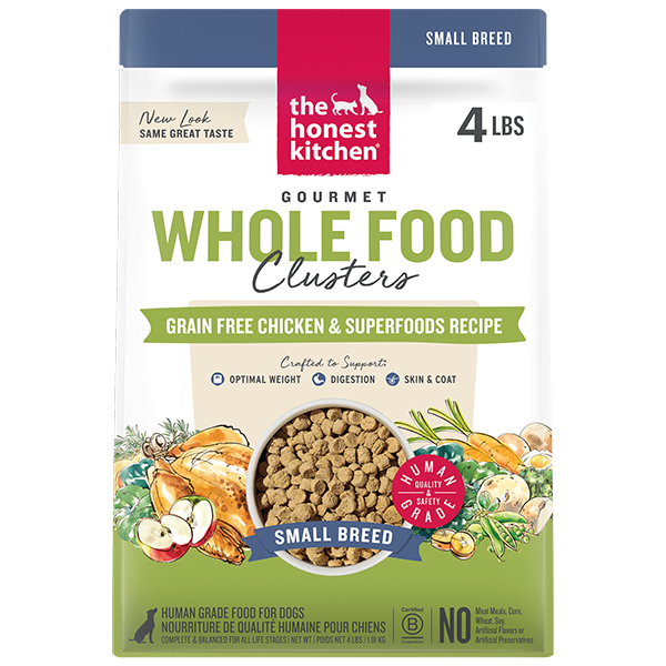 Honest Kitchen GF WF Clusters Sm Breed Chicken 4 lb